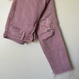 Pink Ripped Skinny Jean